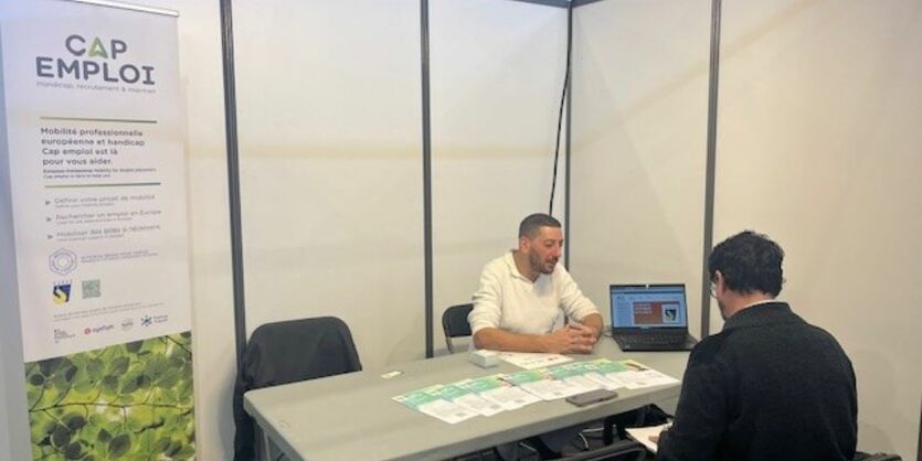 Cap emploi Eures présent au salon TAF 2025 - Cap emploi 69